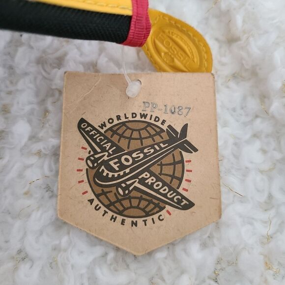 Fossil Vintage Canvas Belt bag Wallet‎ New with tags - Picture 5 of 10